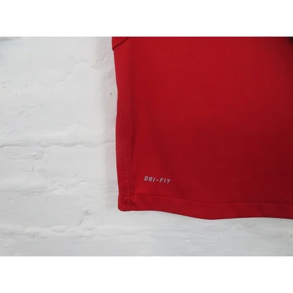 United States Soccer Jersey Womens Med Red Nike Training Top USA National Team - Picture 4 of 10